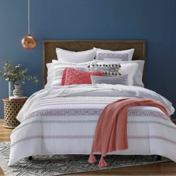 Sky Azteca Collection FULL / QUEEN Duvet Comforter Cover & 2 Shams Set - Picture 1 of 5